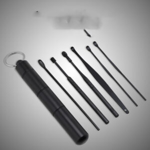 Stainless Steel Household Portable Ear Pick 6-piece Set